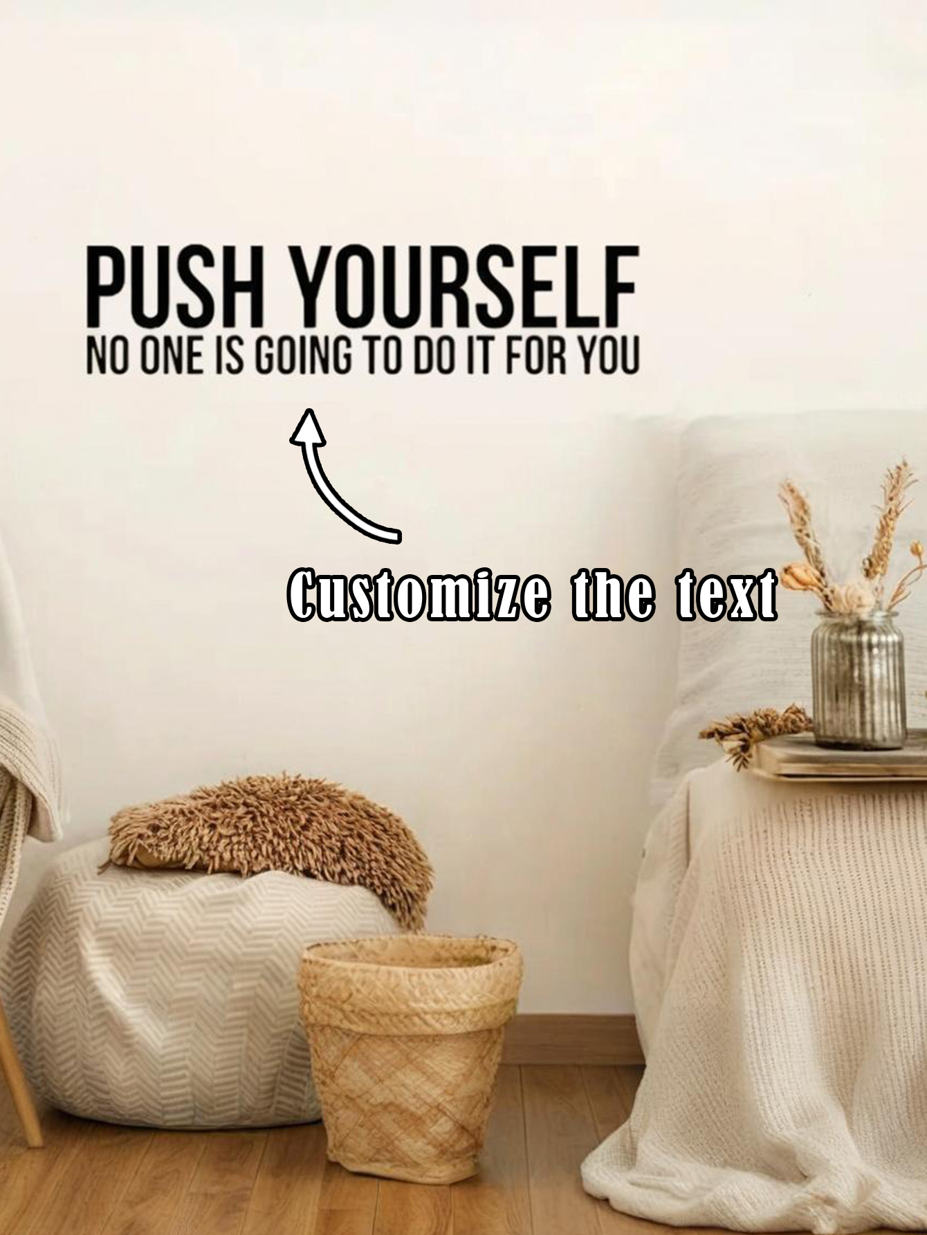 DIY Motivational Wall Quote Sticker